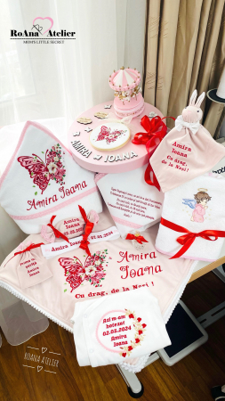 Trusouri Botez Catifea - Trusou Botez Fluture