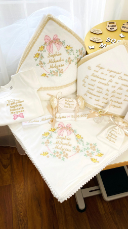 Trusou Botez Melyssa alb cu auriu [1]