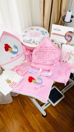 Trusouri Botez Muselina - Trusou Botez Mica Sirena Muselina Roz