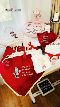 Trusouri Botez Catifea - Trusou Botez Minnie Mouse