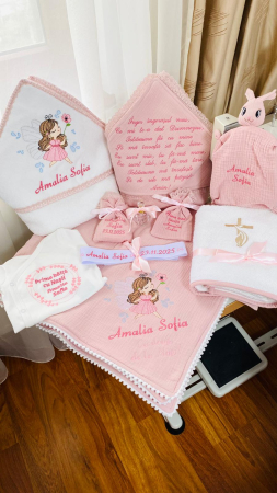 Trusou Botez Muselina Roz Prafuit Zana [2]