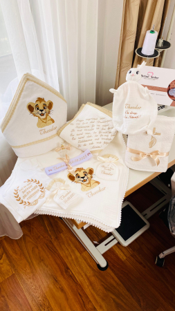 Botez - Trusou Botez Muselina Simba bej 10 piese