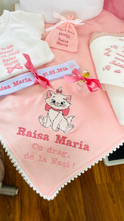 Trusou Botez Pisica Marie Roz Cutie Catifea [5]