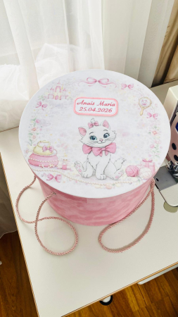 Trusou Botez Pisica Marie Roz Cutie Catifea [3]