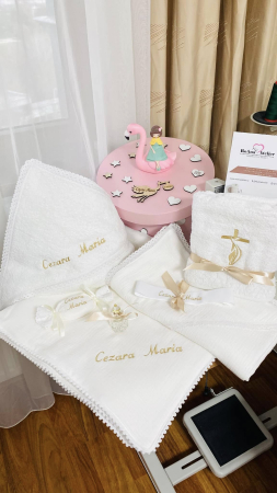 Trusouri Botez Muselina - Trusou Botez Simplu Muselina Flamingo