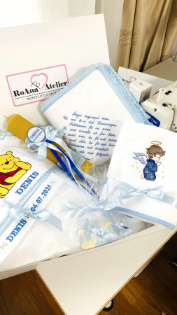 Trusou Botez Standard Winnie the Pooh cu lumanare [1]