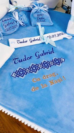 Trusou Botez Traditional Albastru [3]