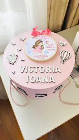 Trusou Botez Zana Fluturas Roz [3]