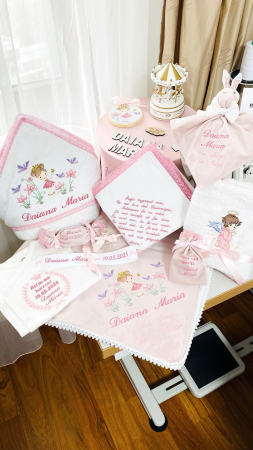 Trusouri Botez Catifea - Trusou Botez Zana Roz