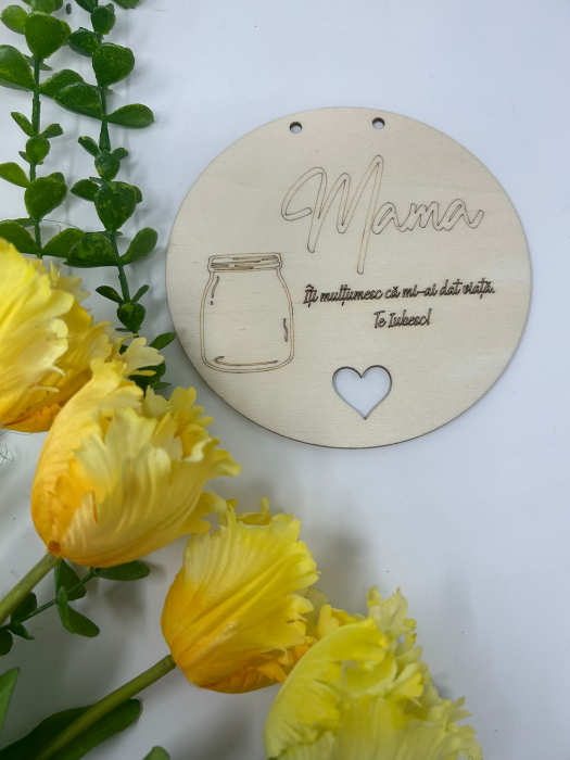 Blank tablou pentru  mama,din lemn [1]