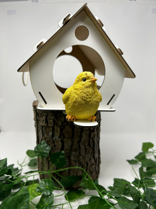 Căsuță pentru Păsărele din Lemn – Design Decorativ și Funcțional [3]