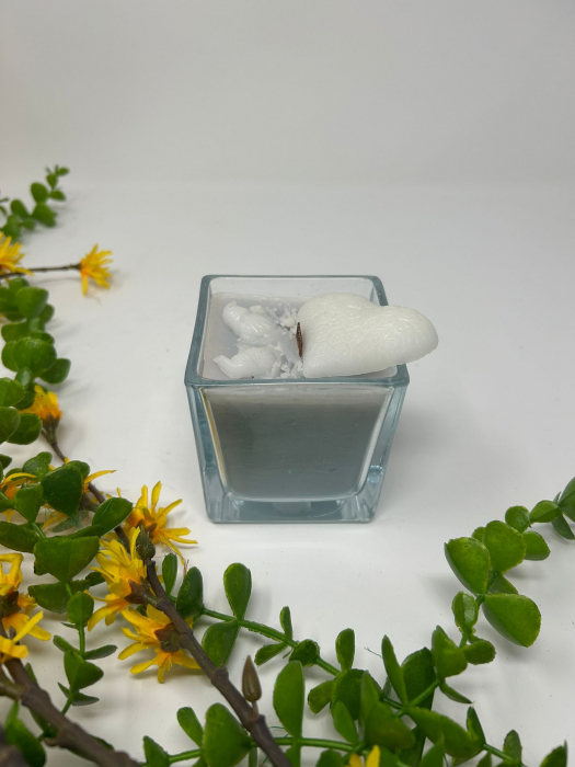 Lumânare cu Petale de Flori Naturale – Elegantă și Aromată | Decor & Cadouri [2]