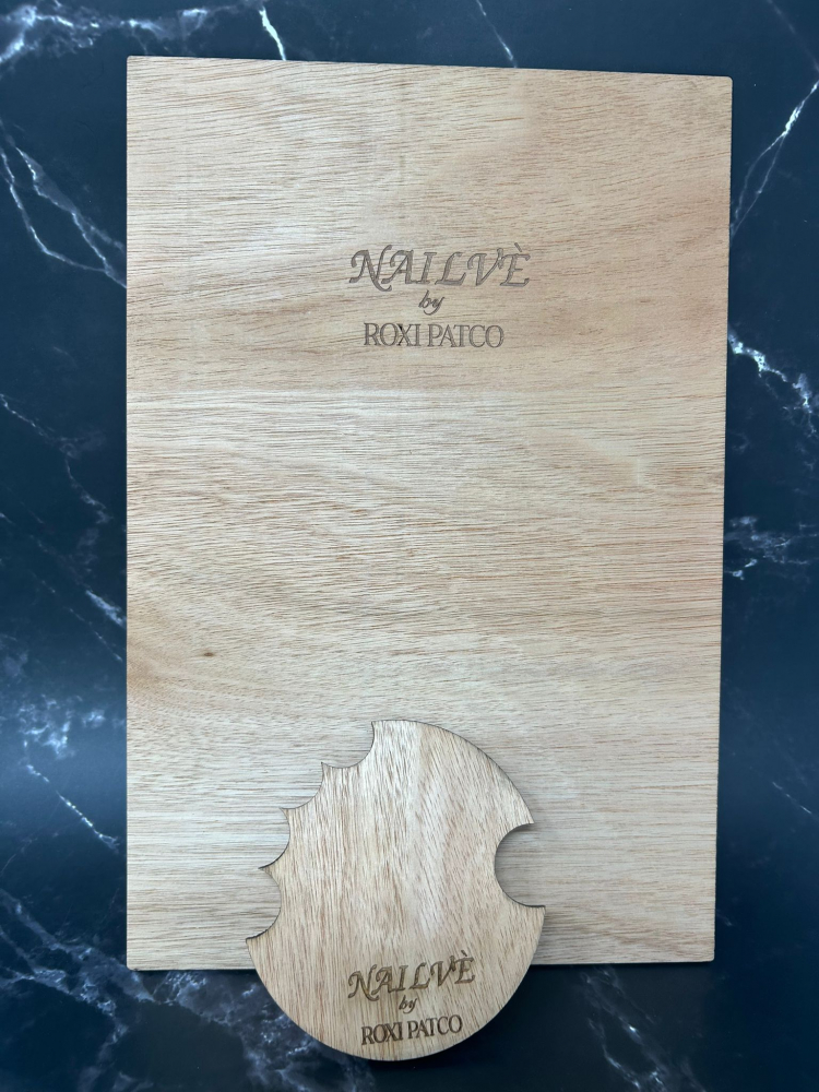 Set plăcuță personalizată din lemn – Manichiură și Pedichiură [4]