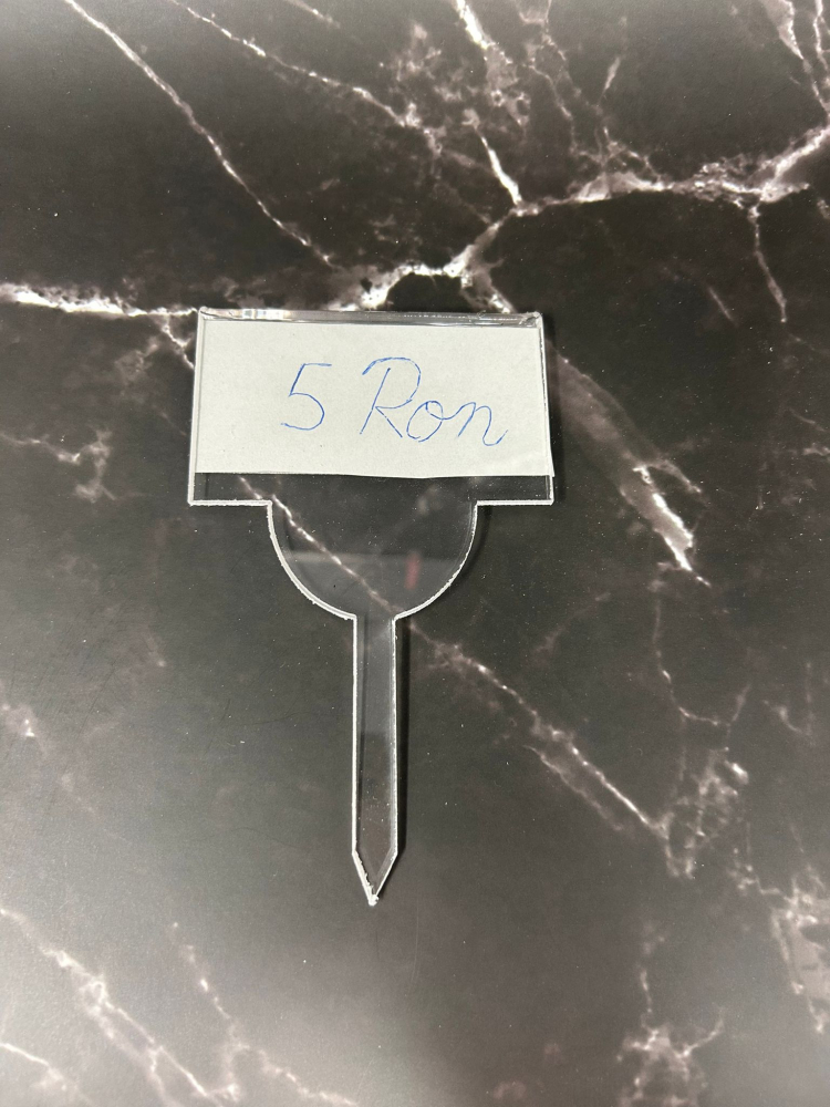 Suport pentru preț din plexiglas [2]