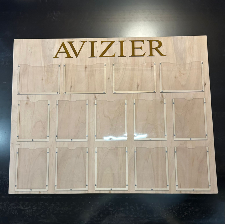 Producție publicitară - Avizier pentru birou,instituții publice sau educaționale