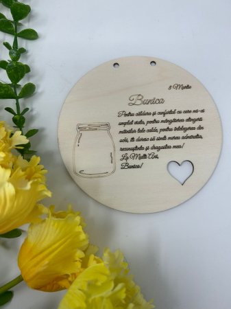 Blankuri - Blank tablou pentru bunica,din lemn