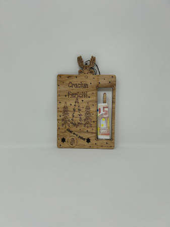 Decorațiuni de Crăciun - Decorațiune brad cu suport pentru cash