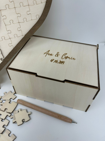 Guest book puzzle,în formă de inimă [1]