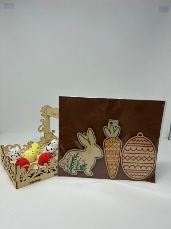 Articole de Paști - Kit pentru brodat ,3 figurine