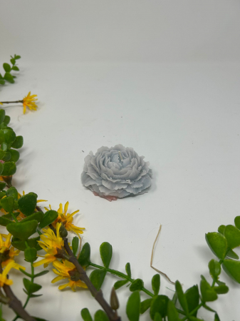 Lumânări - Lumânare Parfumată Albastră – Formă de Floare | Decor Elegant