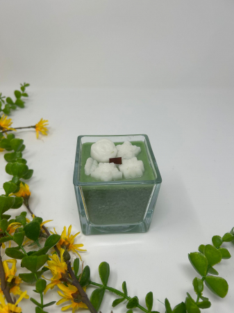 Lumânări - Lumânare parfumată terapeutică din ceară de parafină – relaxare și armonie