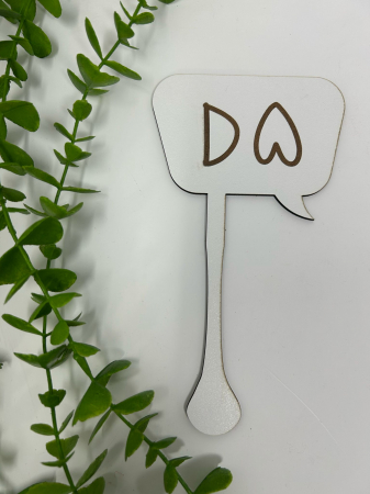 Nuntă Botez Aniversare - Props cu textul ,,DA" din MDF