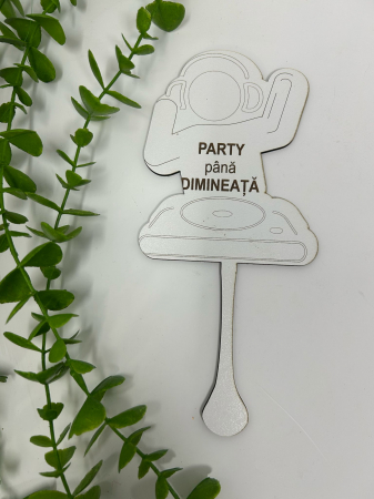 Nuntă Botez Aniversare - Props în formă de DJ din MDF