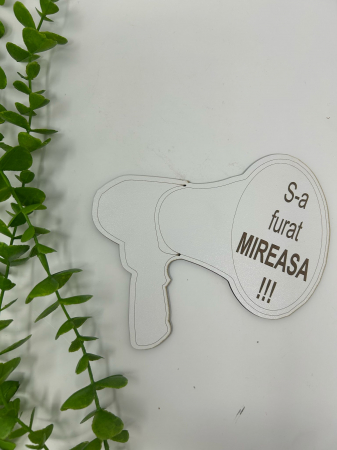 Nuntă Botez Aniversare - Props în formă de megafon,din MDF