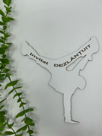 Nuntă Botez Aniversare - Props invitat dezlănțuit din MDF