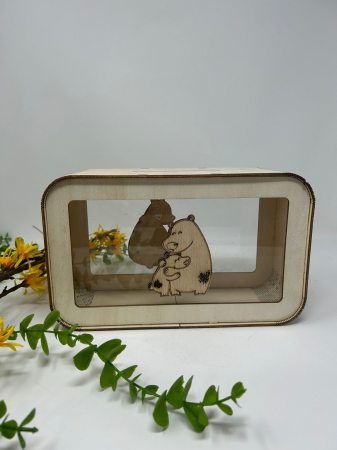 Produse decorative - Pușculita din lemn