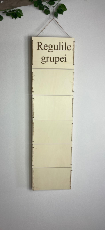 Produse pentru copii - Regulile clasei/grupei/casei
