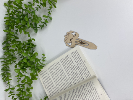 Semn de carte din lemn „Allgäu” – Accesoriu elegant pentru cititori [2]