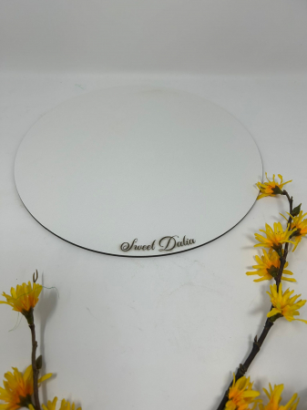 HoReCa - Set 10 platouri rotunde personalizate,MDF,grosimea 2.5mm