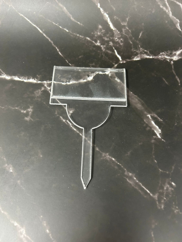 HoReCa - Suport pentru preț din plexiglas
