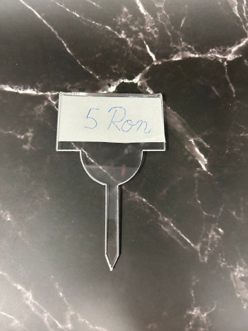 Suport pentru preț din plexiglas [1]