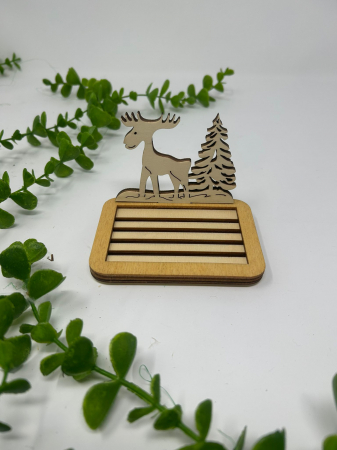 Săpunuri artizanale - Suport pentru săpun din lemn de plop - Design Eco-Friendly