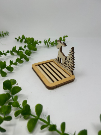 Suport pentru săpun din lemn de plop - Design Eco-Friendly [1]
