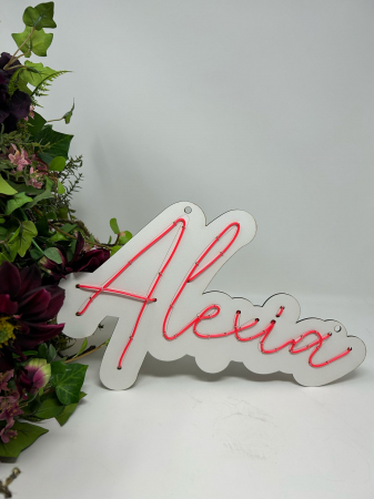 Text iluminat cu numele Alexia [1]