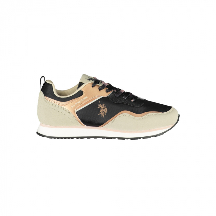 Pantofi Sport Dama U.S. Polo Assn. negru si cream [1]