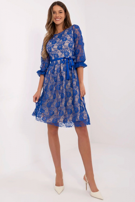 rochie-seara-dantela-manece-3-4-fermoar-ascuns [3]