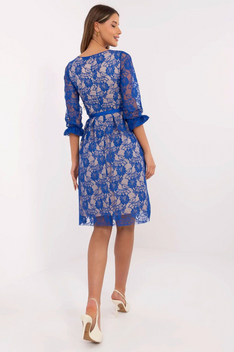 rochie-seara-dantela-manece-3-4-fermoar-ascuns [2]
