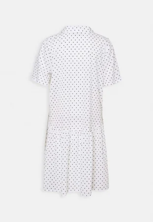 Rochie femei Kaffe Kaselena albă cu puncte, casual și confortabilă [3]
