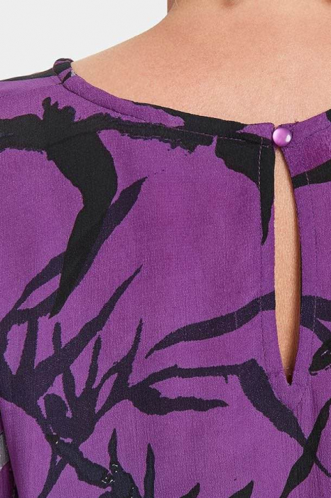 Rochie femei Kaffe violet, lejeră și confortabilă, perfectă pentru vară [2]