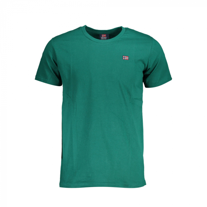 Tricou din bumbac barbati Norway 1963 verde [1]