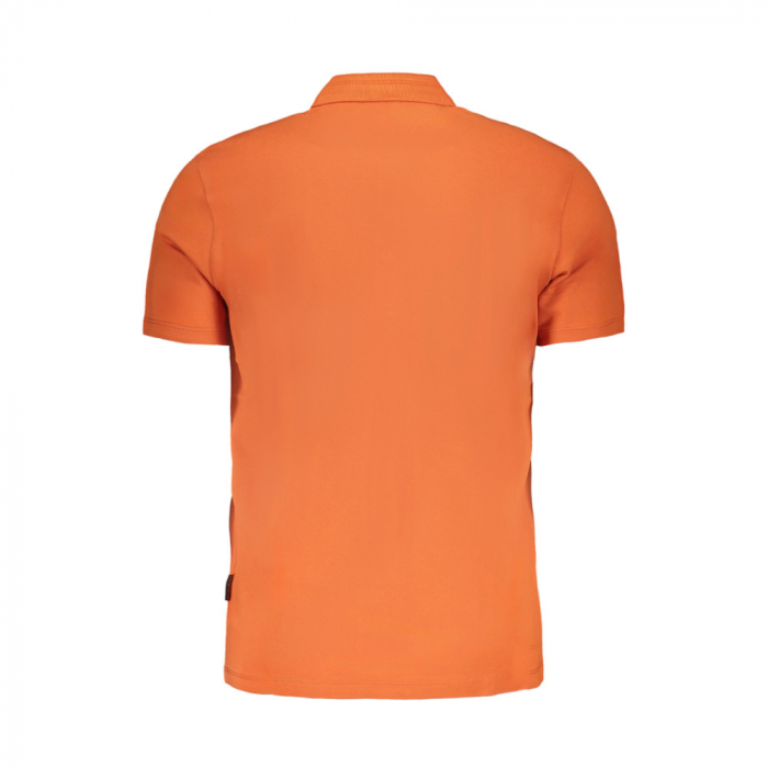 Tricou polo din bumbac Napapijri portocaliu [2]