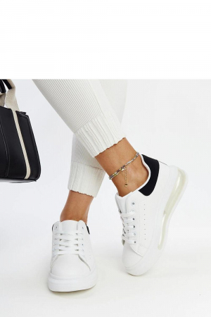 Adidași albi Zrina - Pantofi sport dama, talpă înaltă, confortabili și moderni [2]