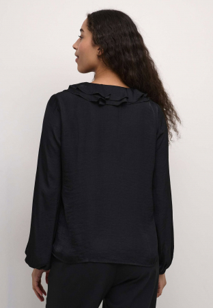 Bluză femei Kaffe neagră, elegantă și versatilă, perfectă pentru office [2]