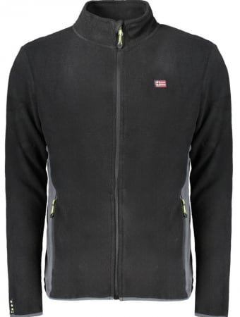 Hanorace - Hanorac Bărbați Norway 1963 Negru – Confort și Fermoar Complet