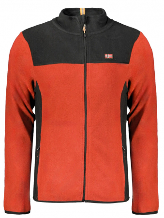 Hanorac Bărbați Norway 1963 Roșu-Negru – Fermoar și Confort Hanorace - Hanorac Bărbați Norway 1963 Roșu-Negru – Fermoar și Confort