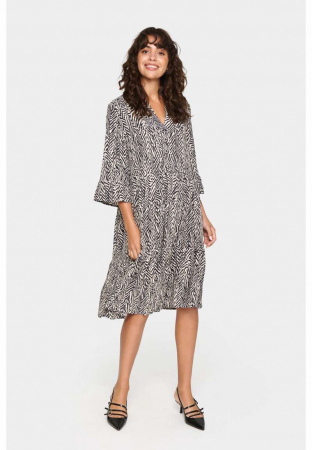 Rochie femei Saint Tropez alb-negru elegantă [1]